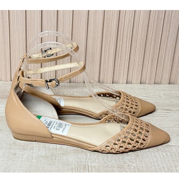 BCBGeneration Shoes - BCBGeneration Pointed Toe Flat with Ankle Strap Women's Shoes Size 6M